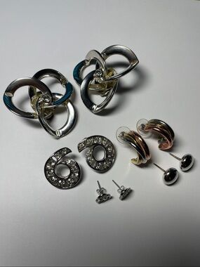 5 pairs assorted Vintage to Modern Earrings